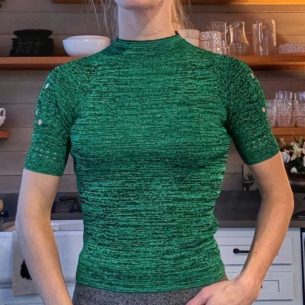 Flattering Sandro Sweater with Stylish Sleeve Details